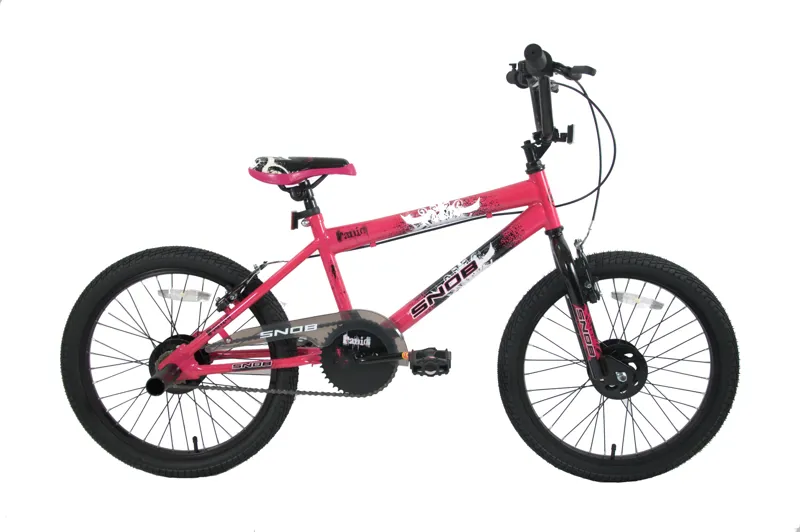 Snob Panic 20 Inch Wheel Kids BMX Bike Pink-1