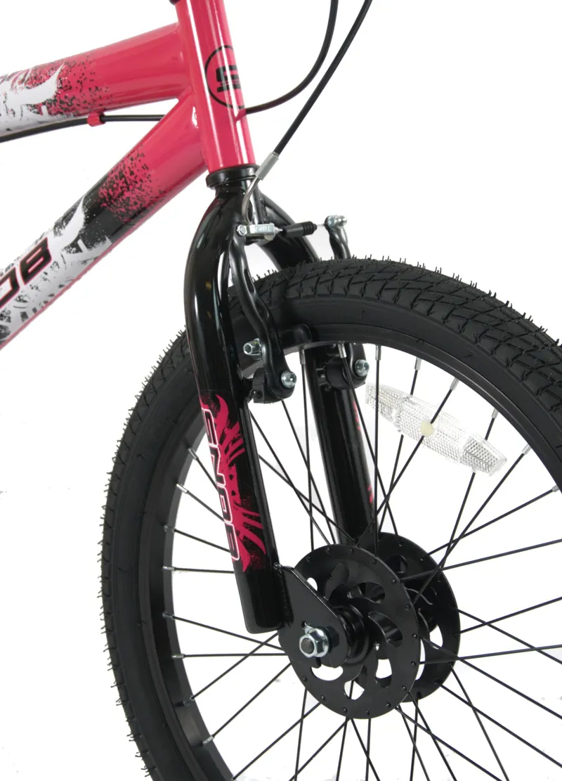 Snob Panic 20 Inch Wheel Kids BMX Bike Pink-3