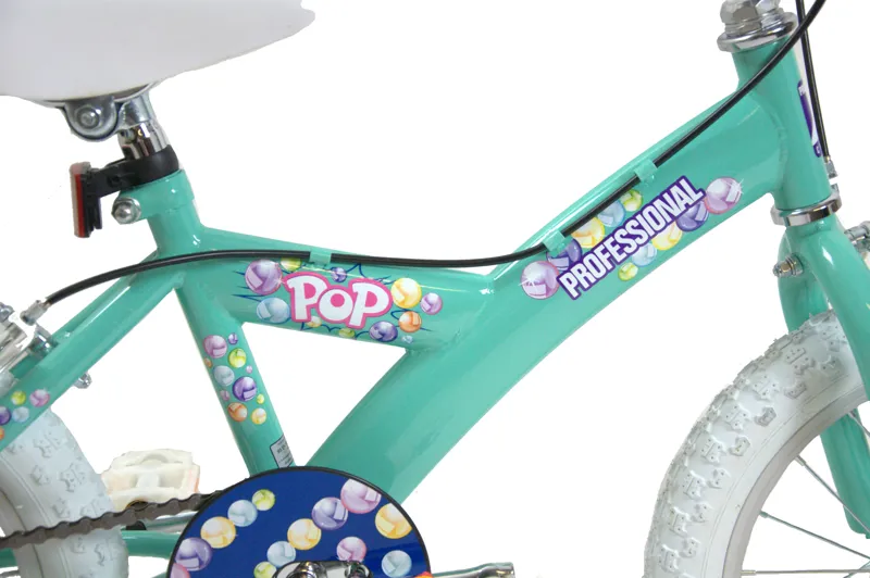Professional Pop 16 Inch Wheel Kids Bike Green-2