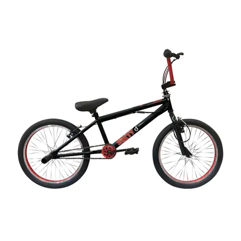 Cubsala 20 Inch Freestyle BMX Bicycle Big Kids Bike For Age 6 7 8 9 10 11 12 13 14 Years Old Boys Girls Young Adult And Beginners, Black With Grey Tires