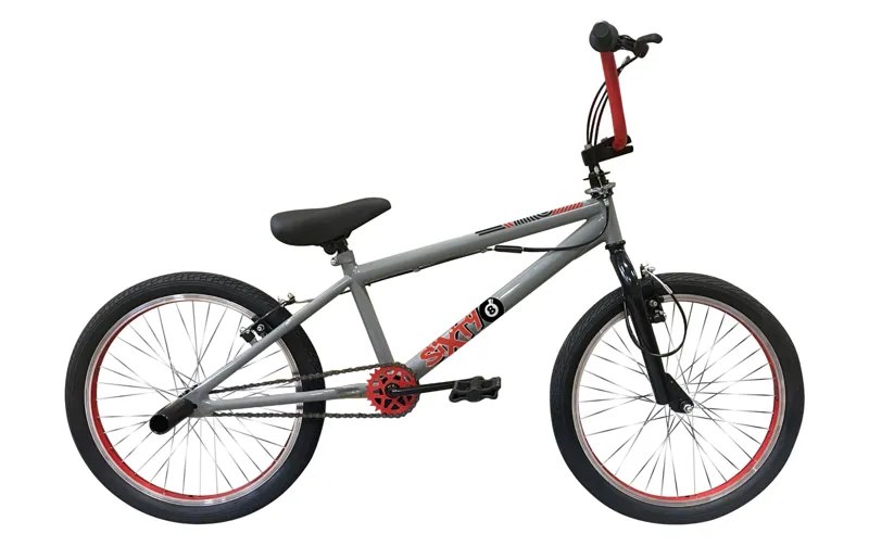 Sixty 8 20 Inch Wheel BMX Bike Grey/Red