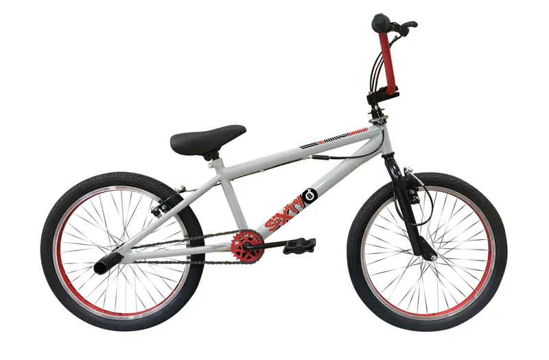 Sixty 8 20 Inch Wheel BMX Bike White/Red