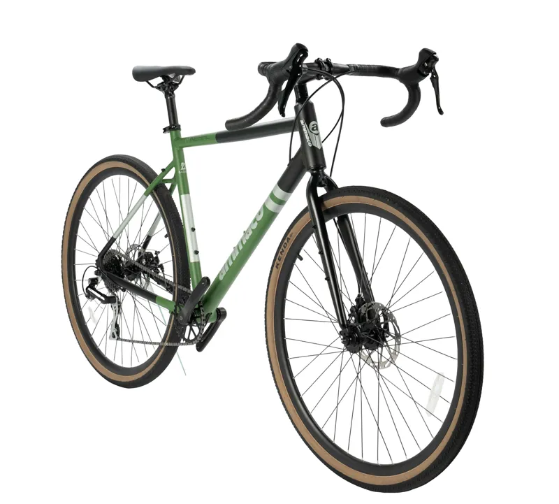 Ammaco Mineral 700c Gravel Bike Black/Green-1