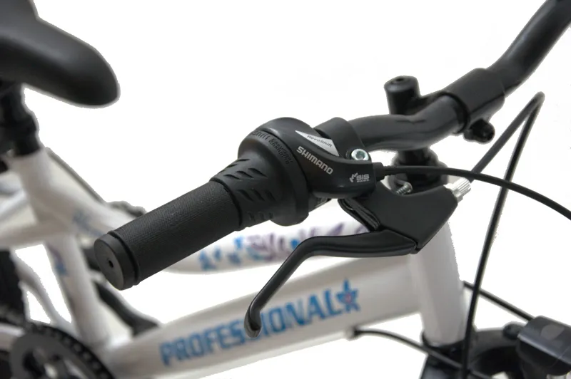 Professional Bloom 20 Inch Wheel Kids Bike White/Blue-5