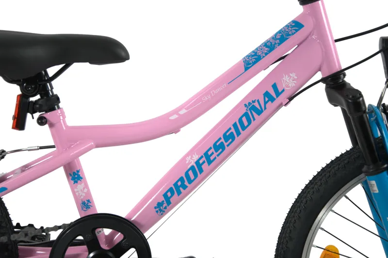 Professional Sky Dancer 20 Inch Wheel Kids Bike Pink/Blue-2