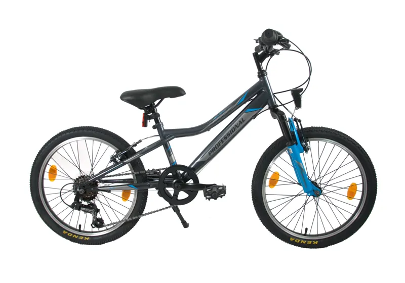 Professional Storm Racer 20 Inch Wheel Kids Bike Black/Blue-1