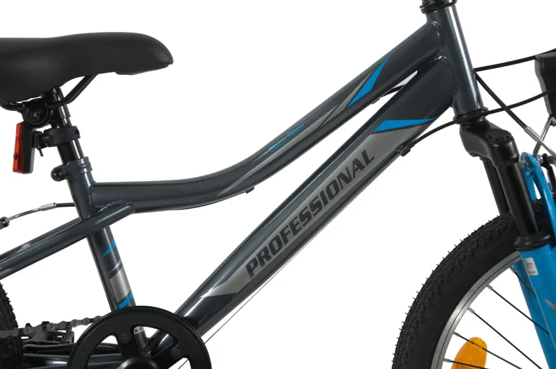 Professional Storm Racer 20 Inch Wheel Kids Bike Black/Blue-2