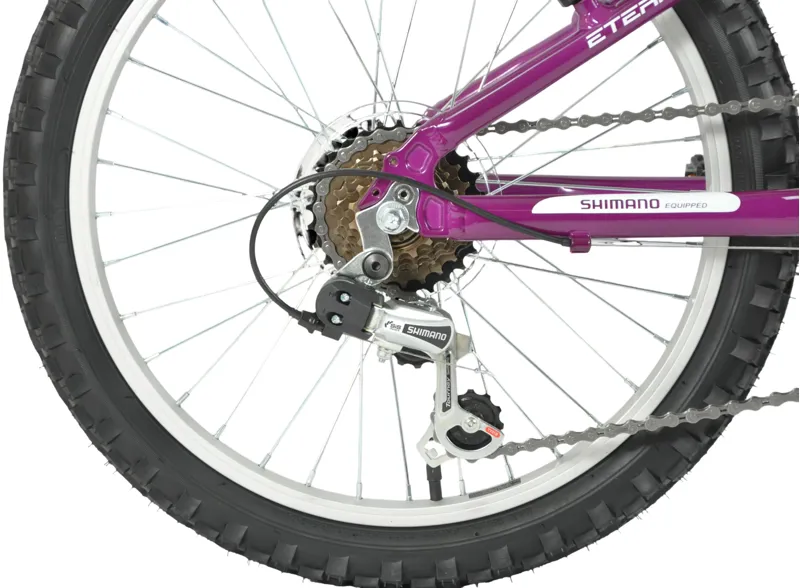 Ammaco Eternity 24 Inch Wheel Kids Bike Purple/White-5