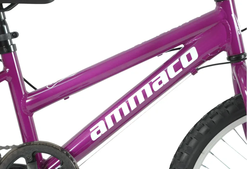 Ammaco Eternity 24 Inch Wheel Kids Bike Purple/White-2