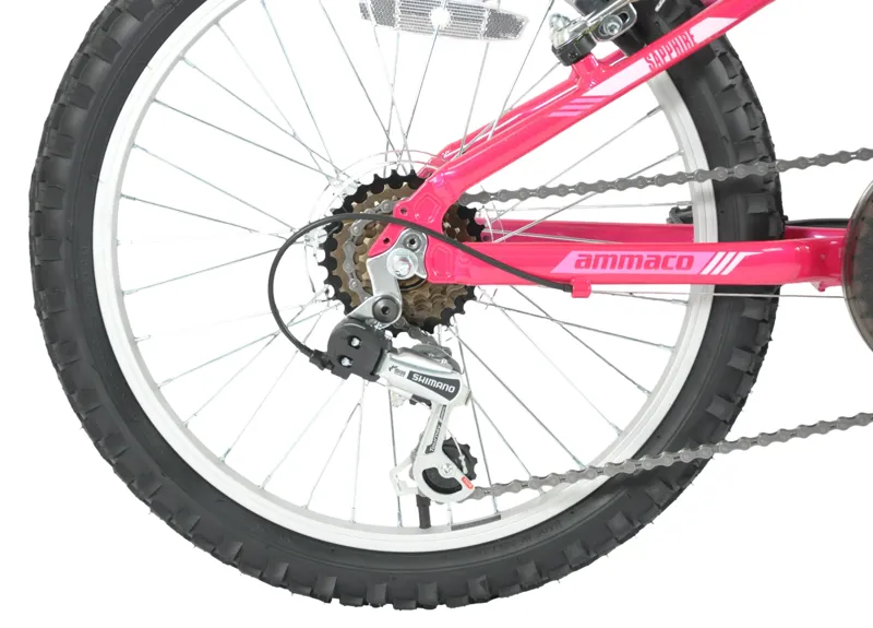 Ammaco Sapphire 20 Inch Wheel Kids Bike Pink-4