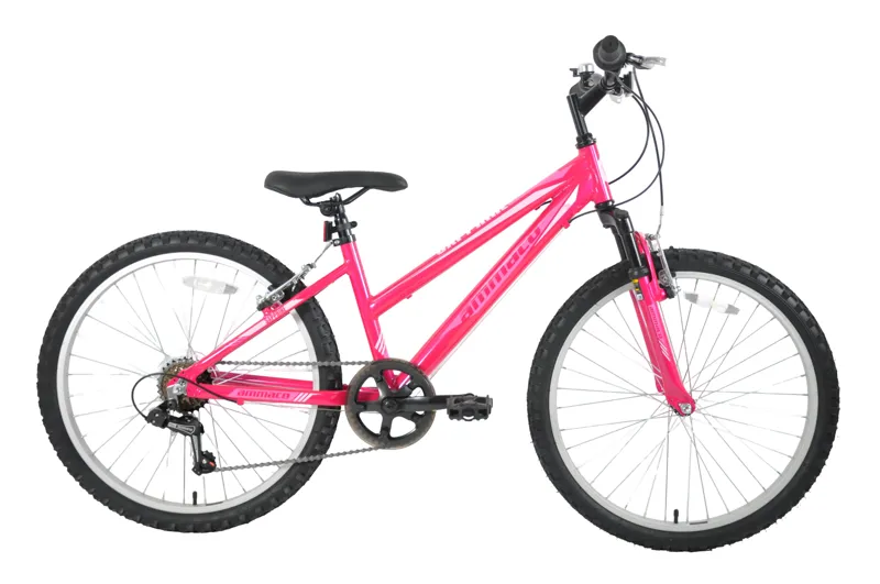 Ammaco Sapphire 24 Inch Wheel Kids Bike Pink