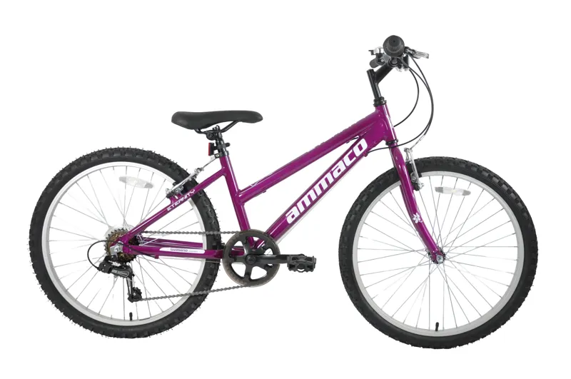 Ammaco Eternity 24 Inch Wheel Kids Bike Purple