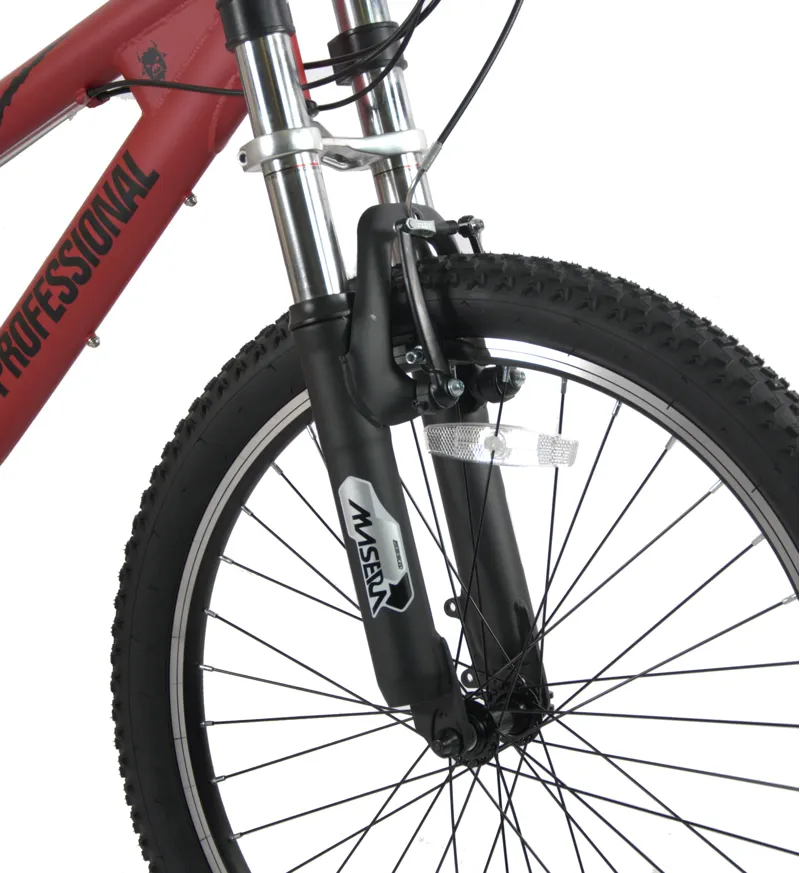 Professional Beast 24 Inch Wheel Kids Bike Red-2