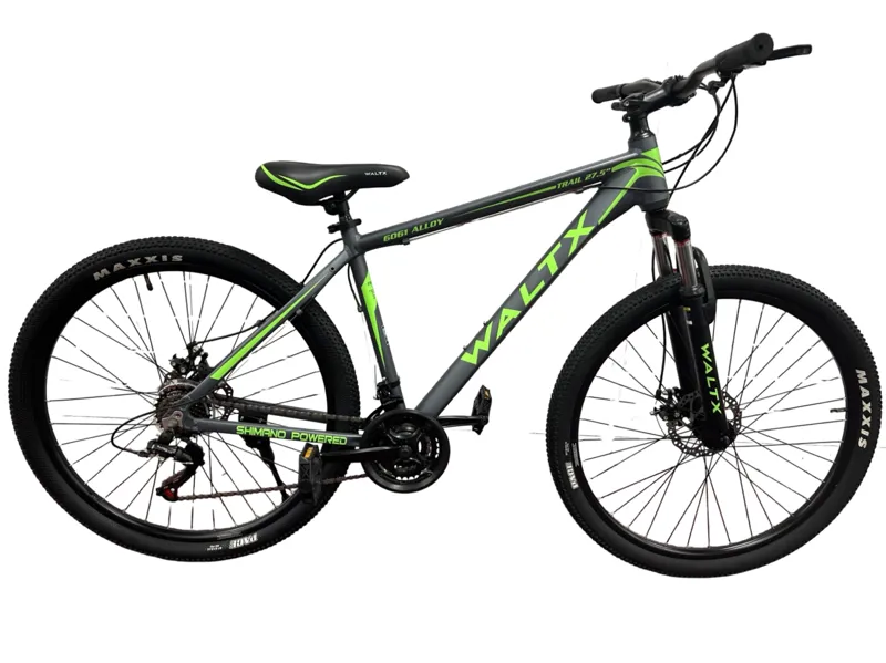 Waltx Trail 04 27.5 Inch Wheel Mountain Bike Grey/Green