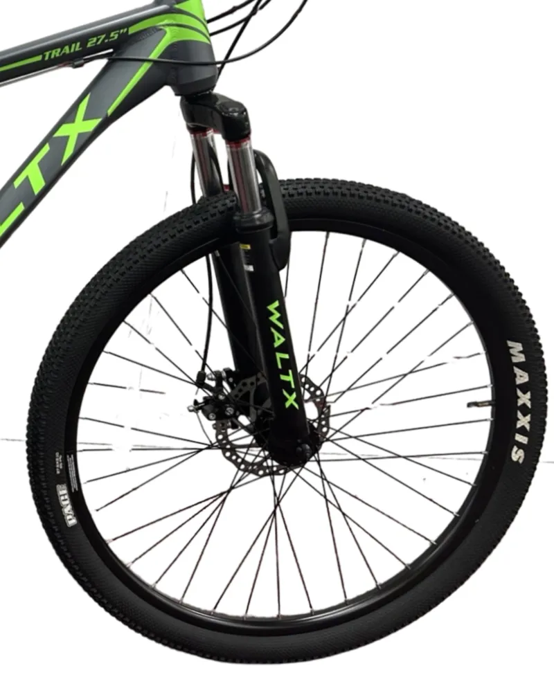 Waltx Trail 04 27.5 Inch Wheel Mountain Bike Grey/Green-2