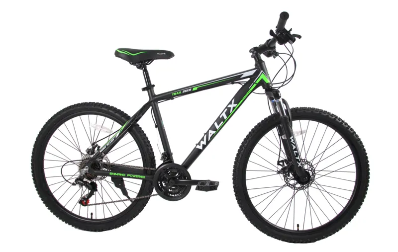 Waltx Trail 26 Inch Wheel 18 Inch Frame MTB Black/Green-1