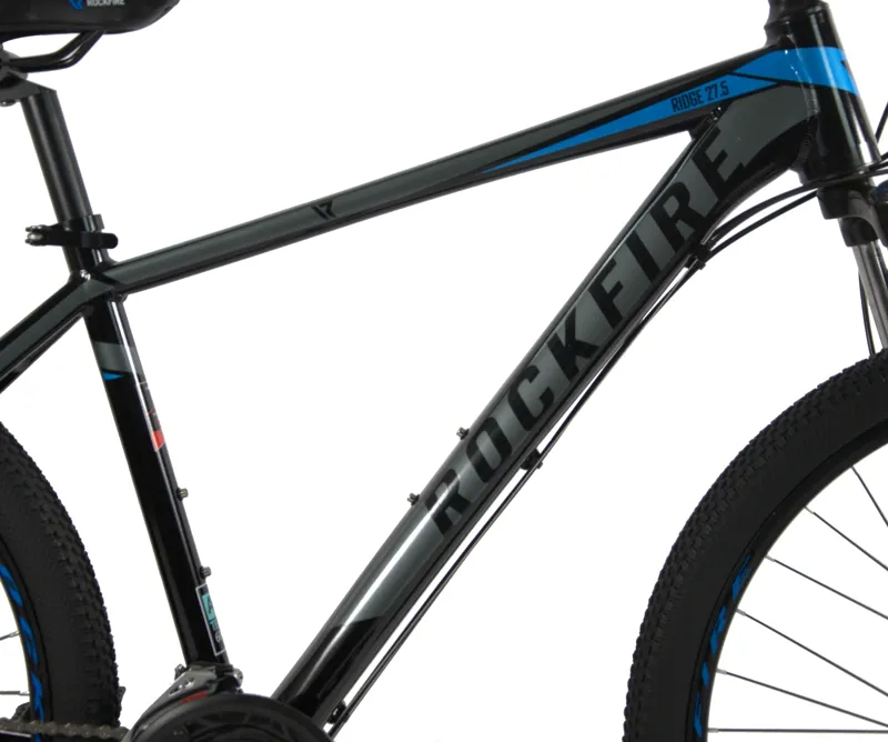 Rockfire Ridge 27.5 Mountain Bike Black/Grey/Blue-2