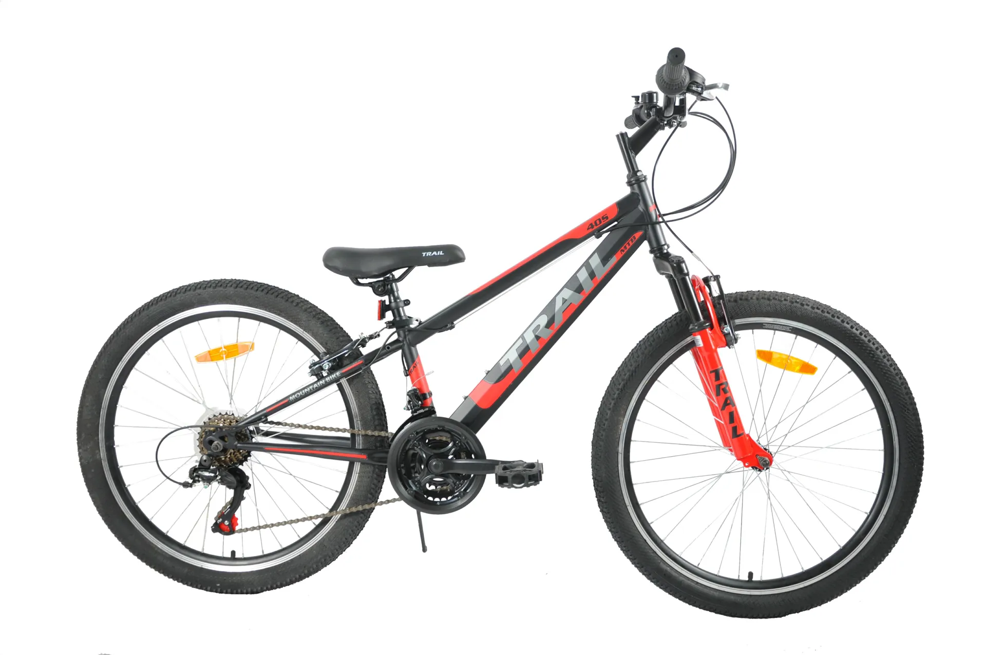 Trail 24 Inch Wheel Kids Bike Black/Red