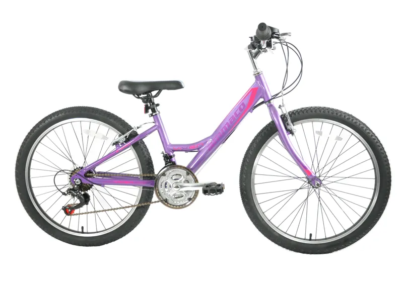 Ammaco Vixen 24 Inch Wheel Kids Bike Purple-1