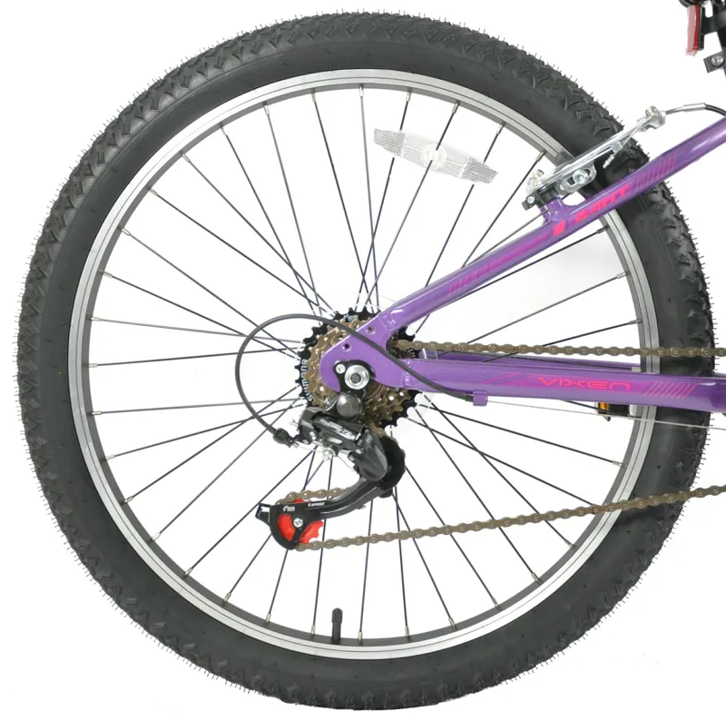 Ammaco Vixen 24 Inch Wheel Kids Bike Purple-4