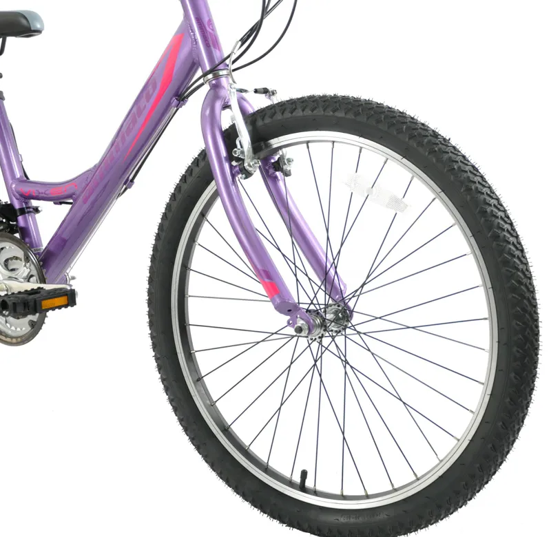 Ammaco Vixen 24 Inch Wheel Kids Bike Purple-3