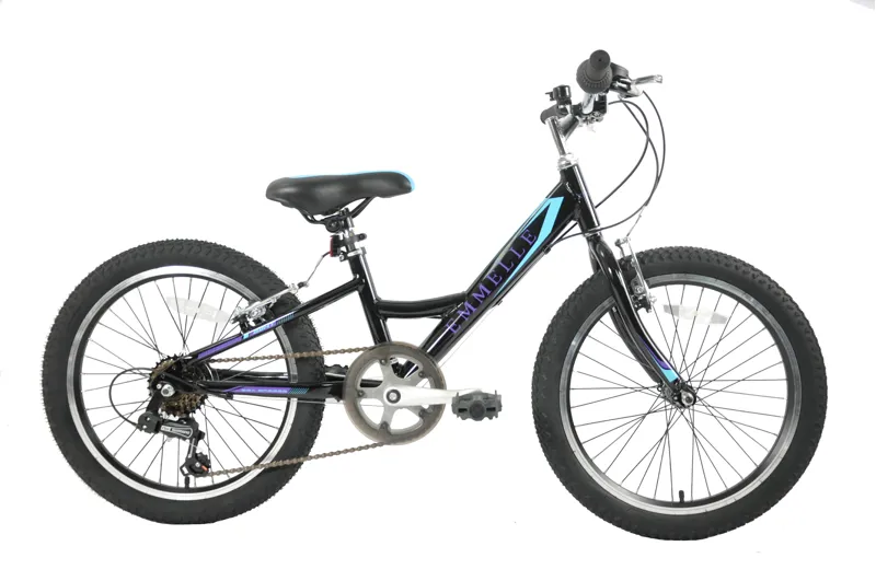 Emmelle Sea Breeze 20 Inch Wheel Kids Bike Black/Blue-1