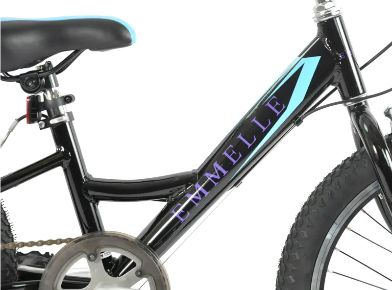 Emmelle Sea Breeze 20 Inch Wheel Kids Bike Black/Blue-2