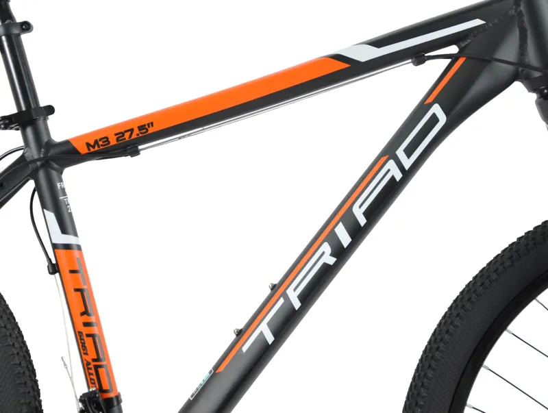 Triad TR03 27.5 Inch Wheel Mountain Bike Black/Orange-3