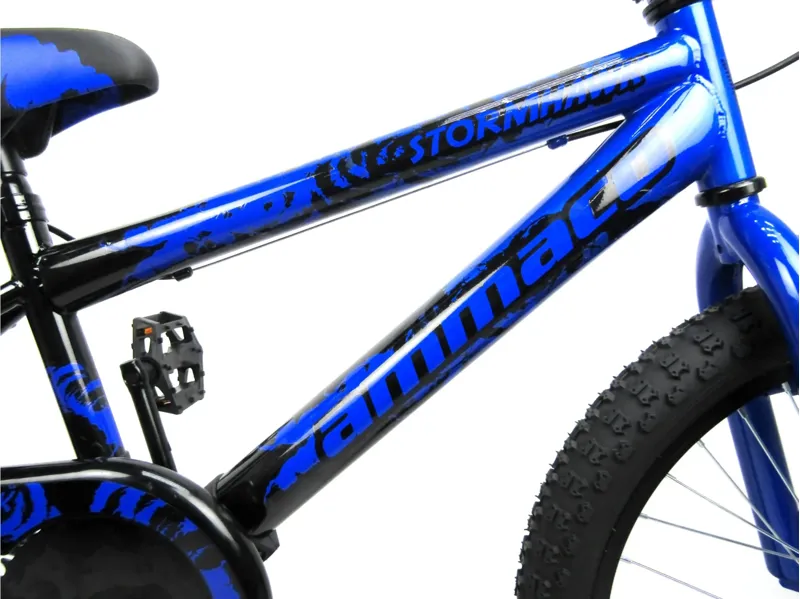 Ammaco Stormhawk 20 Inch Wheel Kids Bike Blue/Black-1