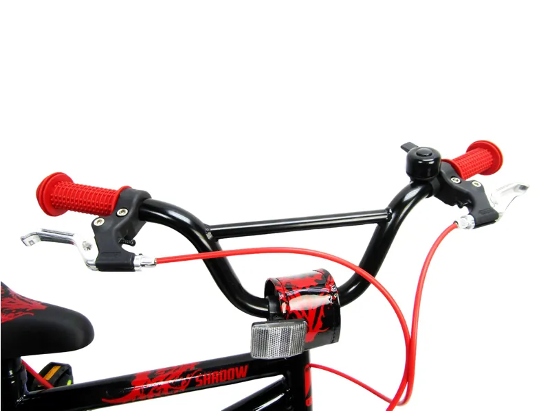 Professional Shadow 14 Inch Wheel Kids Bike Black/Red-3