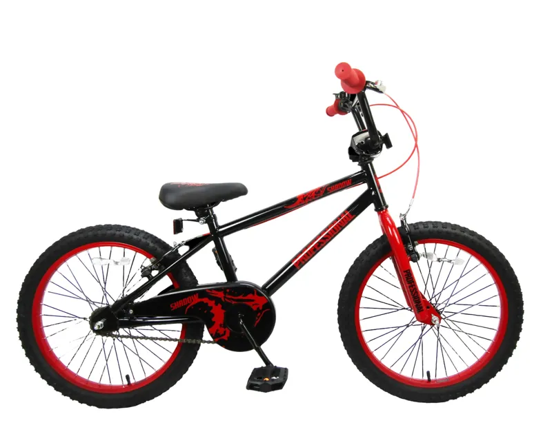 Professional Shadow 20 Inch Wheel Kids Bike Black/Red