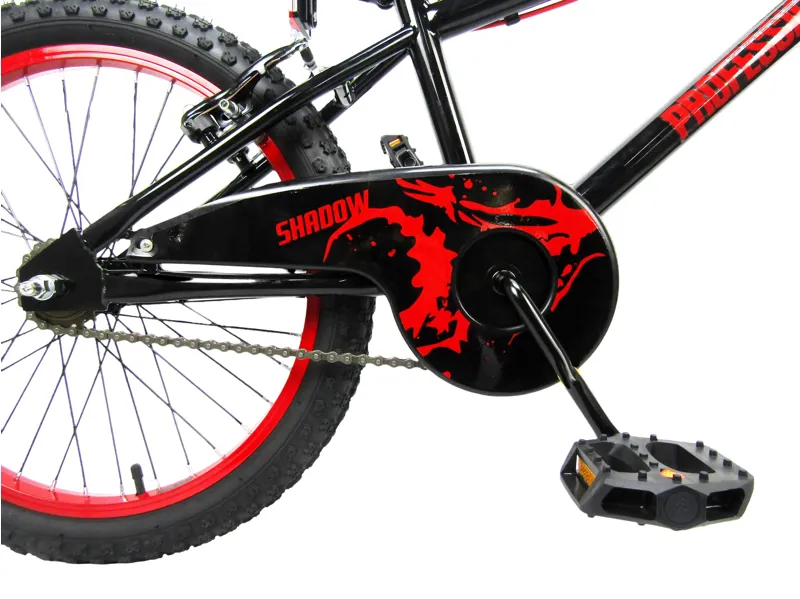 Professional Shadow 20 Inch Wheel Kids Bike Black/Red-3