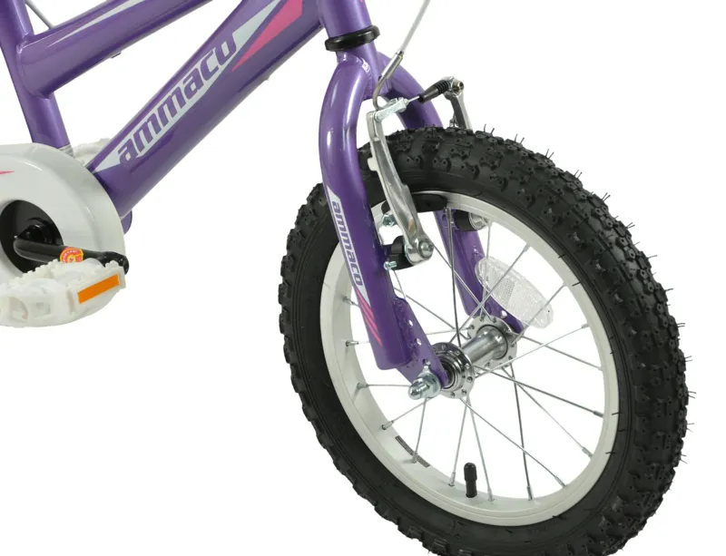 Ammaco Aura 14 Inch Wheel Kids Bike Purple-3