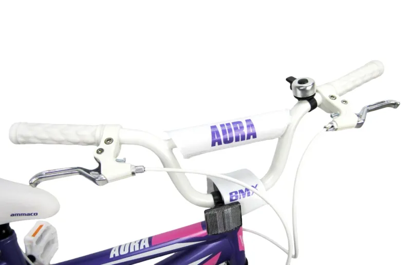Ammaco Aura 18 Inch Wheel Kids Bike Purple-3