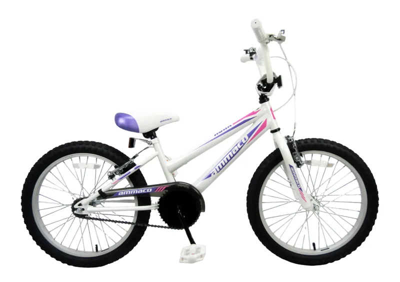 Ammaco Aura 20 Inch Wheel Kids Bike White