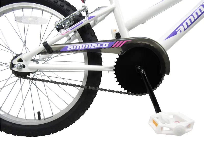 Ammaco Aura 20 Inch Wheel Kids Bike White-2
