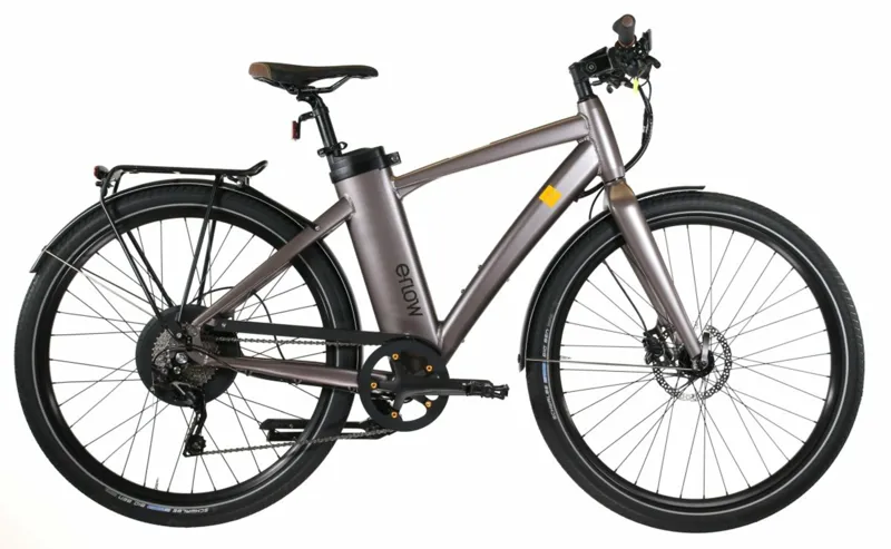 E-Flow CR2 700c Electric Hybrid Bike Grey 10.4Ah Battery