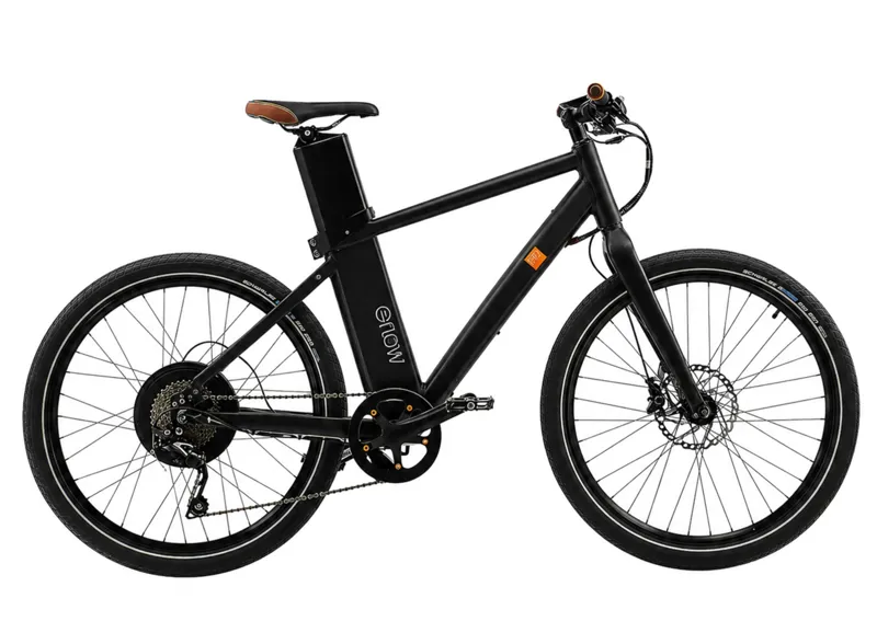 E-Flow ER2 26 Inch Wheel Electric Hybrid Bike Lava Grey 8Ah Battery