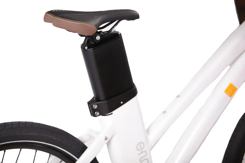 E-Flow Metro ER-2 Electric Hybrid Bike White 8Ah Battery 26 Inch Wheel -2