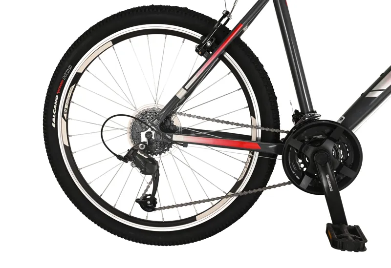 Salcano NG500 26 Inch Wheel Mountain Bike Dark Grey/Red-1
