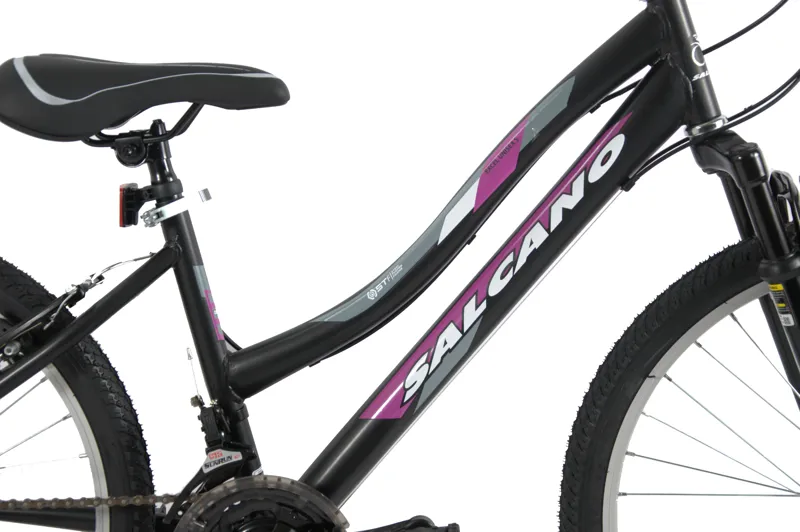 Salcano Mare 24 Inch Wheel Kids Bike Black Purple-3