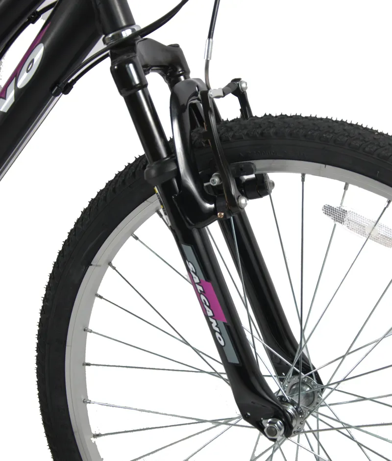 Salcano Mare 24 Inch Wheel Kids Bike Black Purple-5