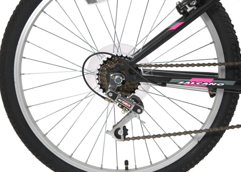 Salcano Excel 24 Inch Wheel Kids Bike Black Pink-3
