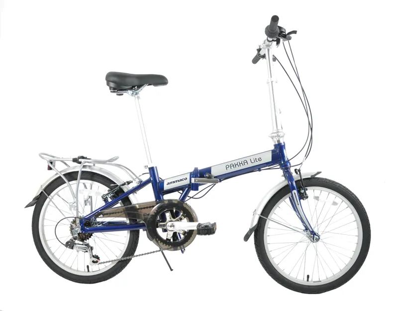 Ammaco Pakka Lite 20 Inch Wheel Folding Bike Blue-1