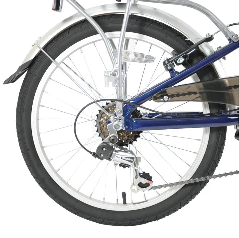 Ammaco Pakka Lite 20 Inch Wheel Folding Bike Blue-5