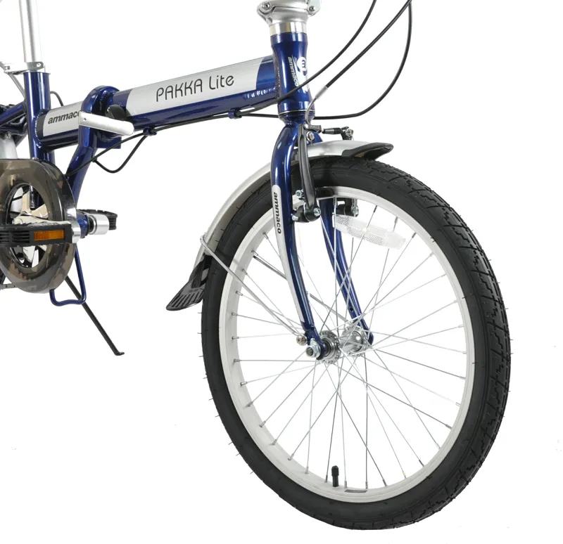 Ammaco Pakka Lite 20 Inch Wheel Folding Bike Blue-4