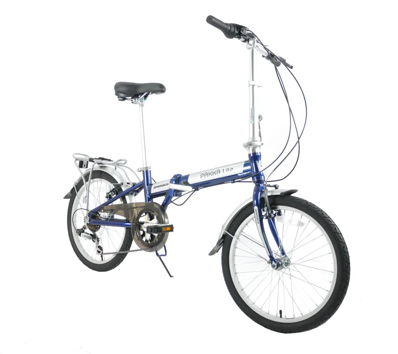 Ammaco Pakka Lite 20 Inch Wheel Folding Bike Blue