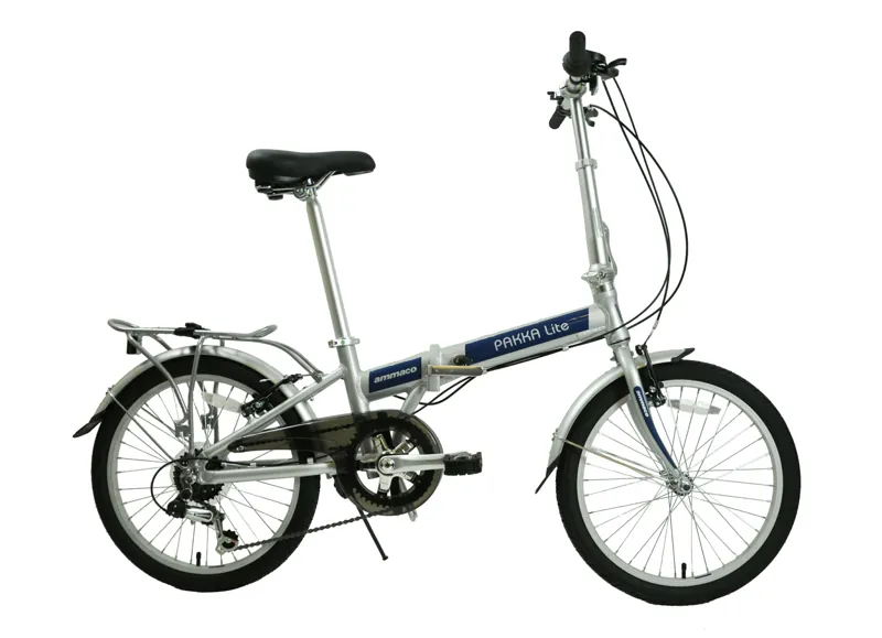 Ammaco Pakka Lite 20 Inch Wheel Folding Bike Silver-1