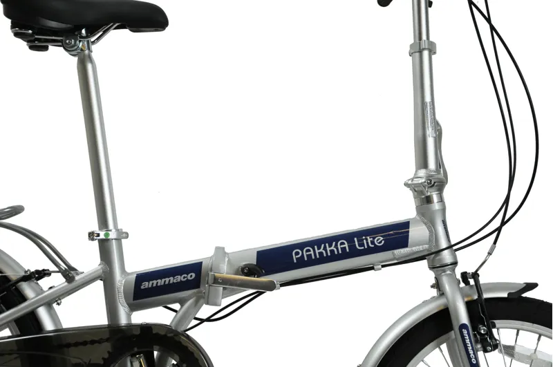 Ammaco Pakka Lite 20 Inch Wheel Folding Bike Silver-4