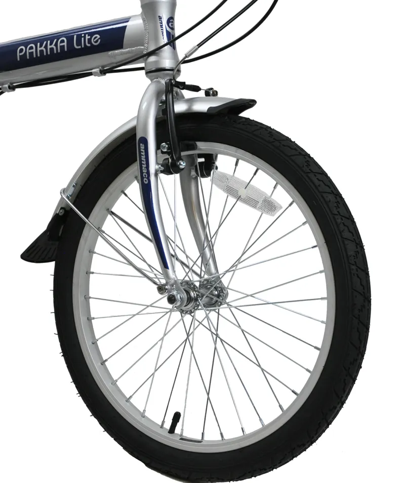Ammaco Pakka Lite 20 Inch Wheel Folding Bike Silver-5